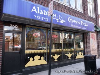 New Haven Aladdin Crown Pizza